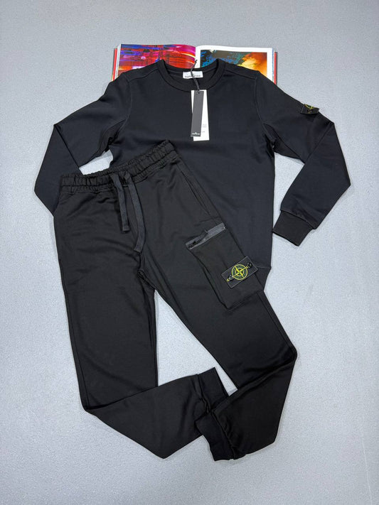 STONE TRACKSUIT BLACK