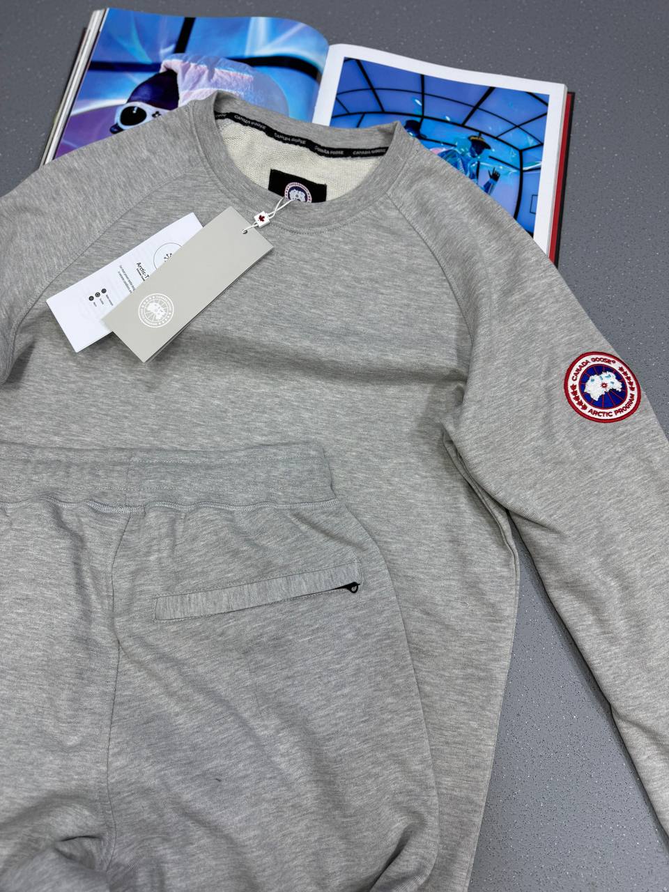 CG TRACKSUIT ROUNDNECK GREY