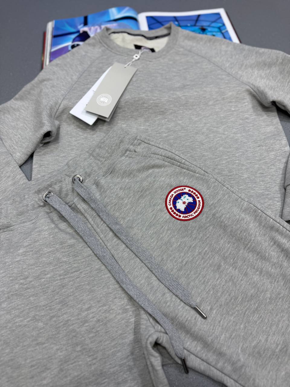 CG TRACKSUIT ROUNDNECK GREY