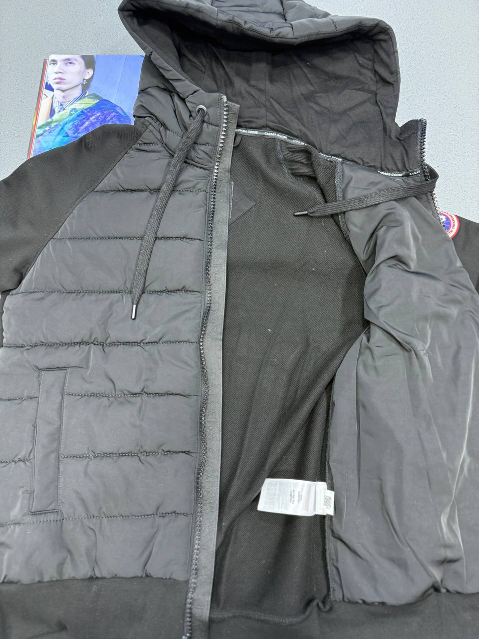 CG ZIP THROUGH JACKET BLACK