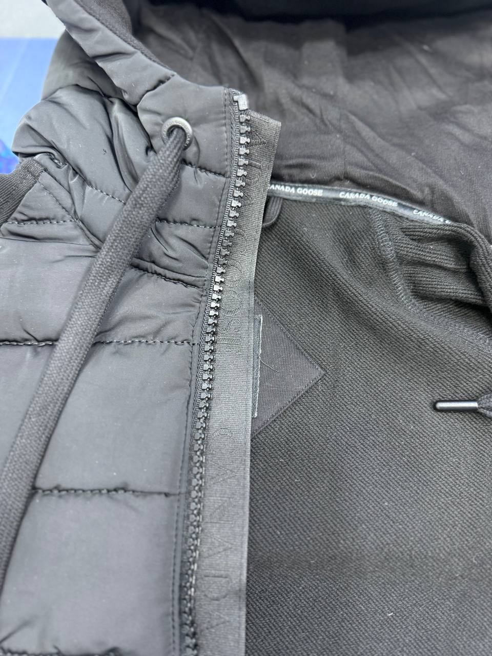 CG ZIP THROUGH JACKET BLACK