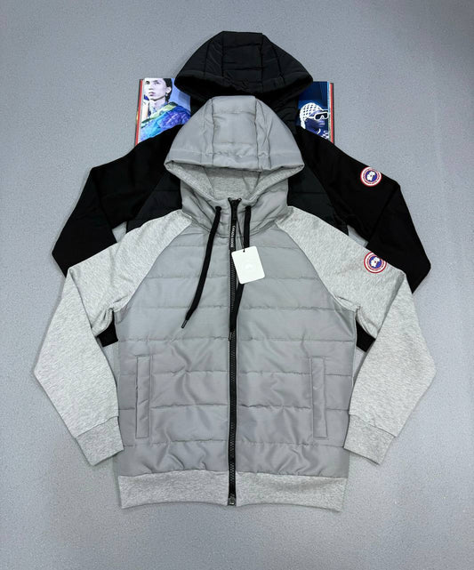 CG HYBRID ZIP THROUGH JACKET GREY