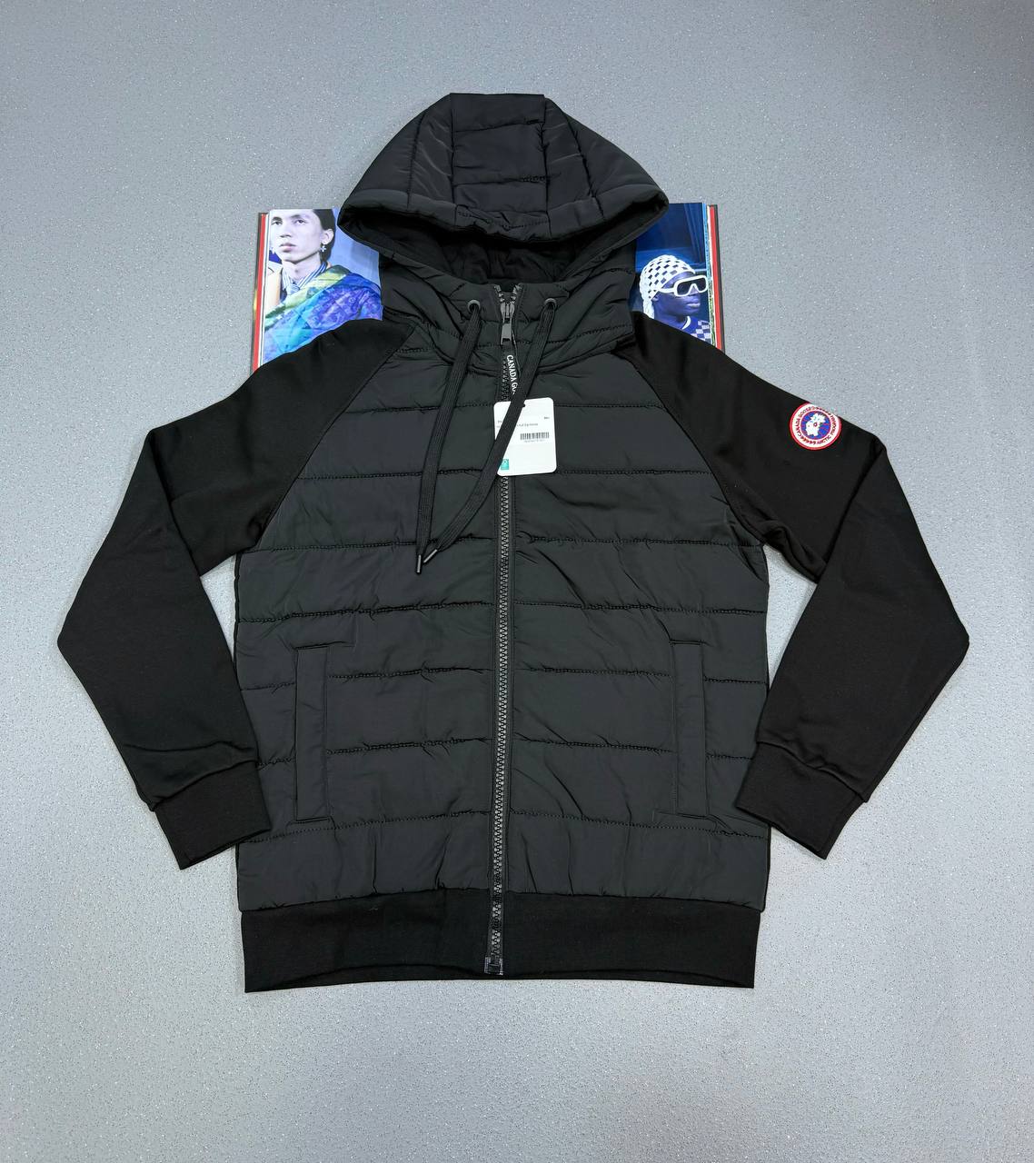 CG ZIP THROUGH JACKET BLACK