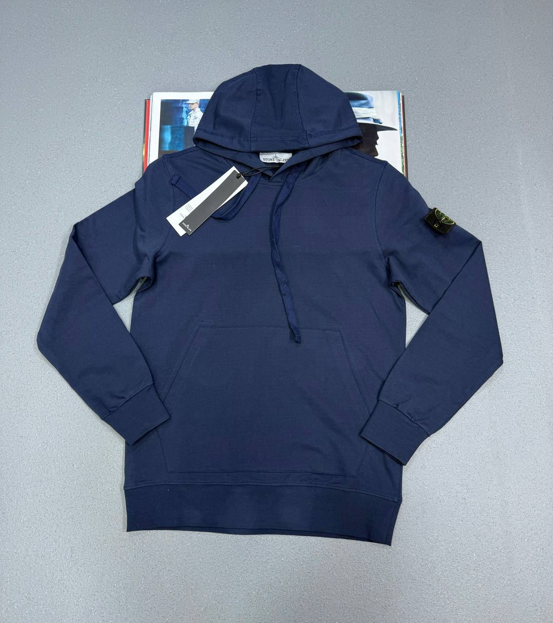 STONE HOODIE NAVY