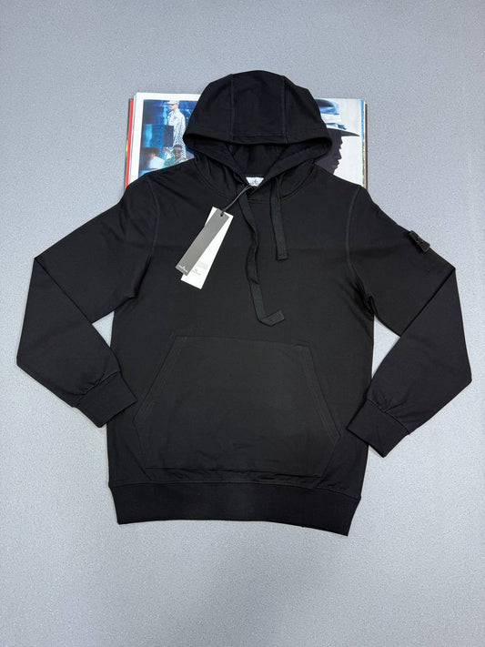 STONE HOODIE BLACK