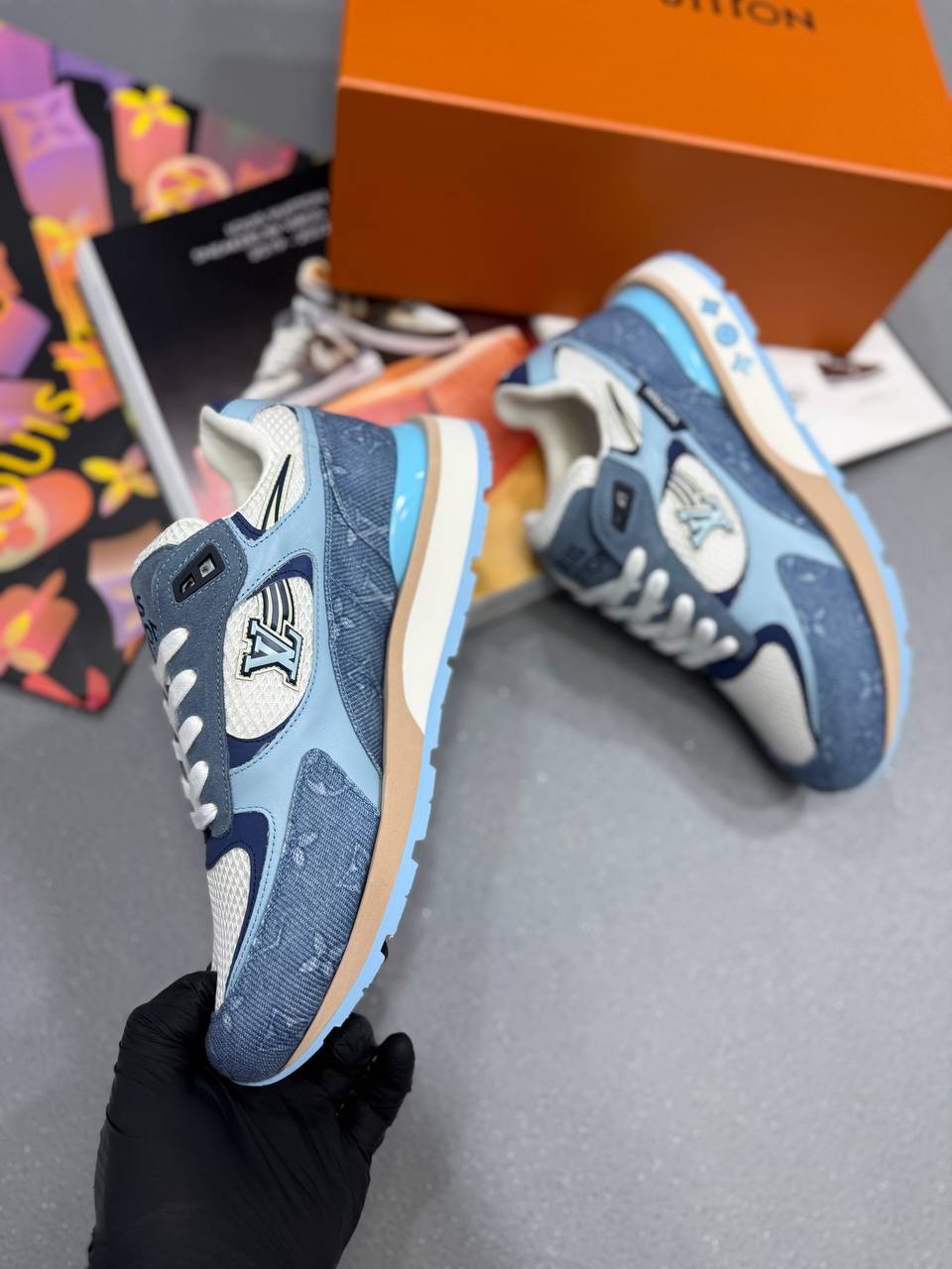 RUNAWAY TRAINERS BLUE