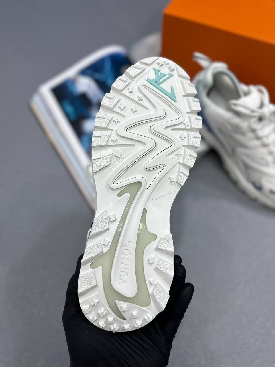 TACTICAL RUNNERS WHITE/BLUE