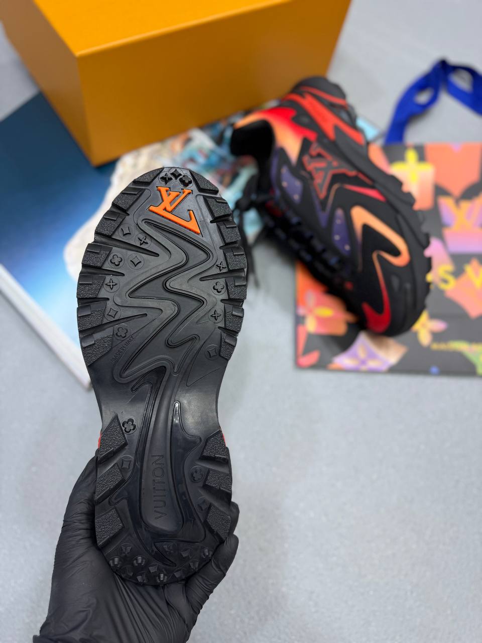 TACTICAL RUNNERS BLACK/ORANGE (PRE ORDER)