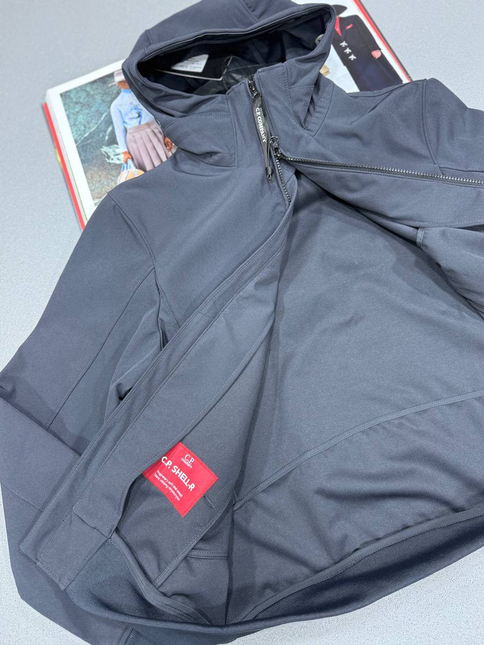 COMPANY SOFT SHELL JACKET GREY