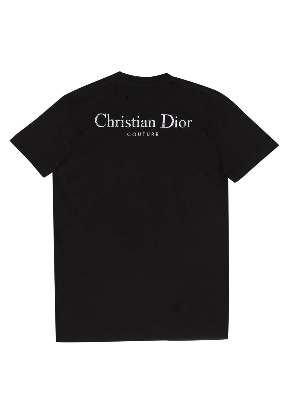 CD COUTURE PRINT T-SHIRT BLACK