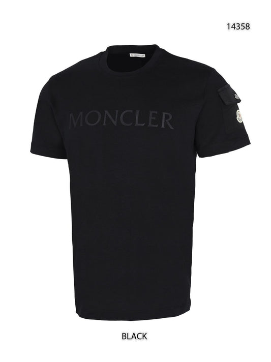 MNCLR LAMINATED PRINT POCKET LOGO T-SHIRT