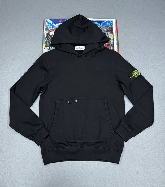 STONE HOODIE BLACK