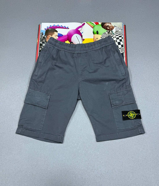 STONE CARGO SHORTS GREY