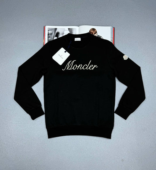 MNCLR EMBROIDERED SWEATSHIRT BLACK