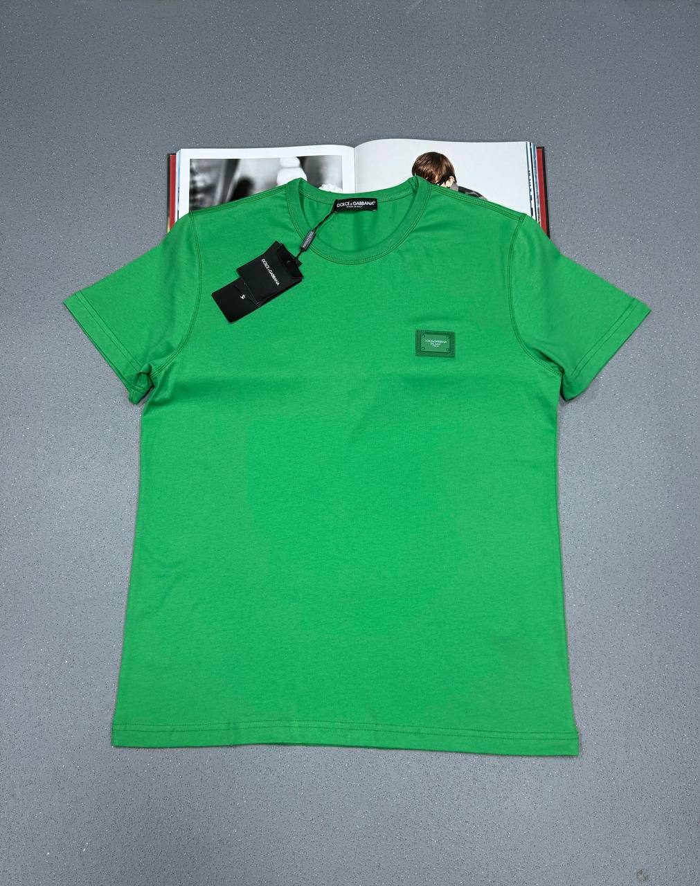 DG METAL LOGO T-SHIRT GREEN