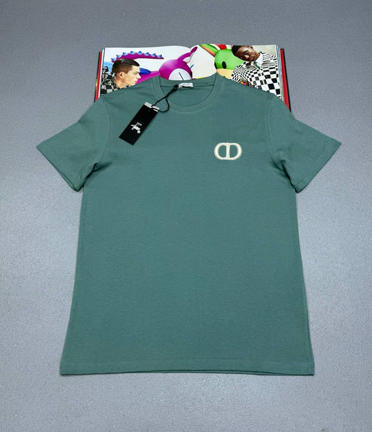 CD LOGO EMBROIDERED T-SHIRT GREEN