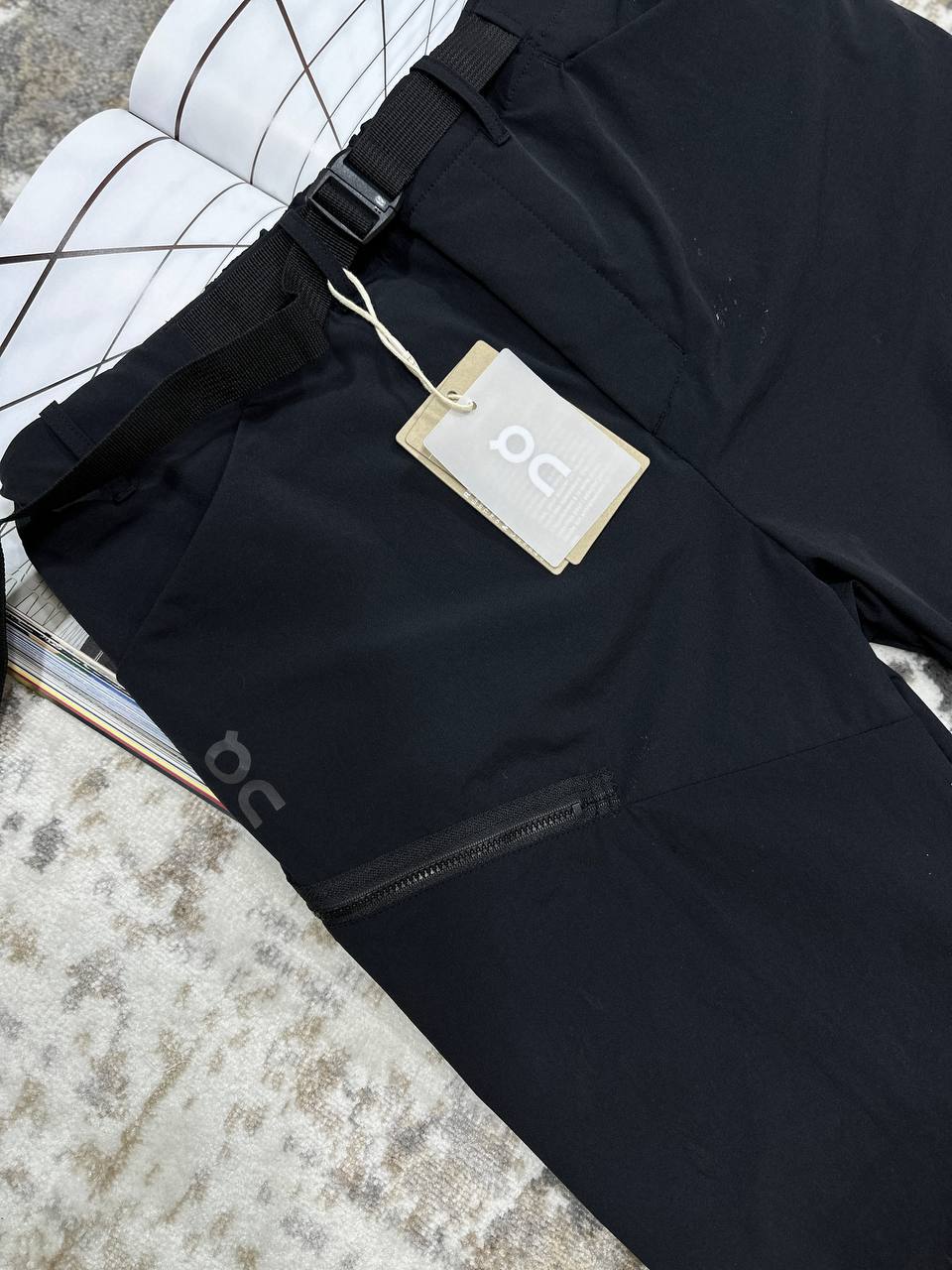 OC NYLON CARGO PANTS BLACK