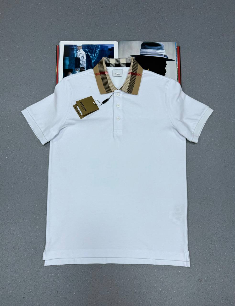 BRBRRY POLO WHITE